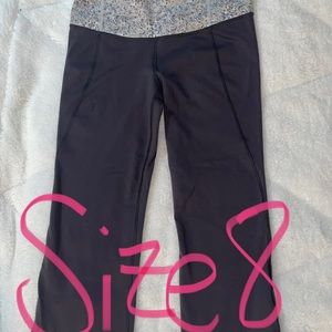 Gray Lululemon Capri Leggings